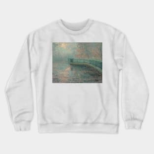 La Balustrade by Henri Le Sidaner Crewneck Sweatshirt